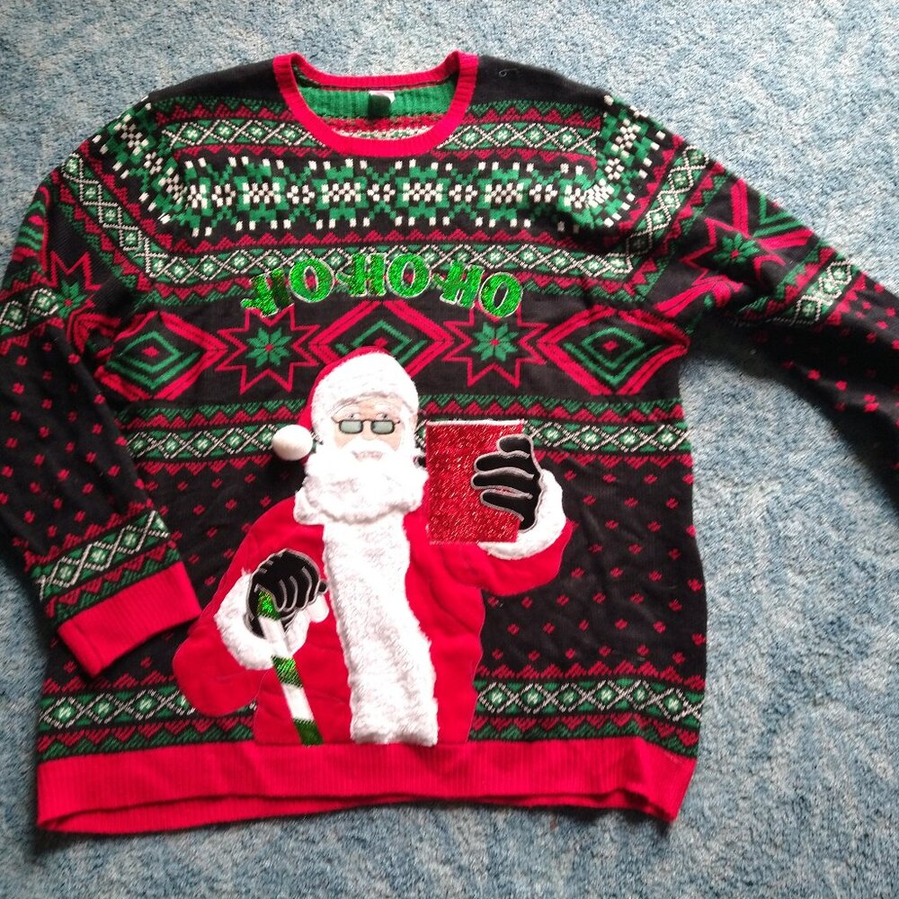 Santa Ugly Christmas Sweater